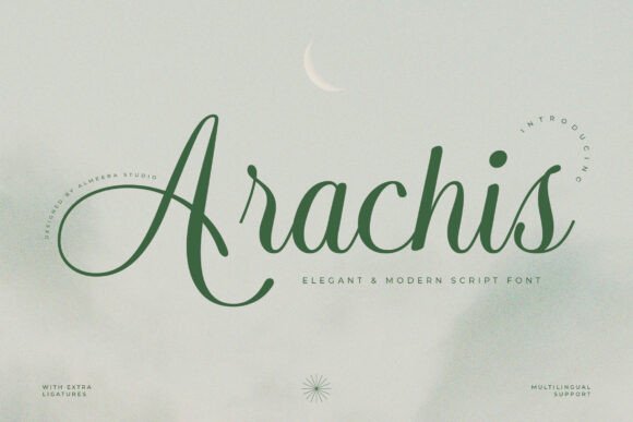 Arachis: A Modern Script Font That Elevates Real Small Business Branding