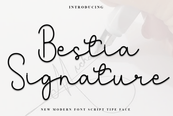 Bestia Signature: A Friendly, Professional Font for Small Businesses