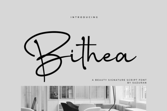 Bithea: A Modern Script Font That Elevates Digital Branding