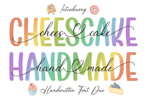 Cheescake Handmade Duo: A Romantic Script Font That Elevates Real Small Business Branding