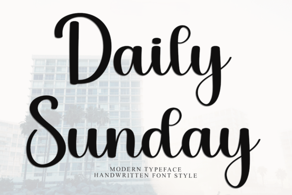Daily Sunday: A Friendly Script Font for Human-Centered Web Design