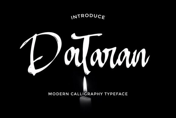 Dataran: A Modern Calligraphy Typeface for Digital Branding