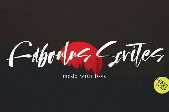 Faboulus Scrites: A Handcrafted Script Font That Elevates Your Brand