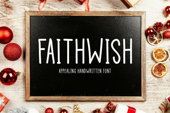 Faithwish Handwritten Typeface for Scroll-Stopping Brand Content