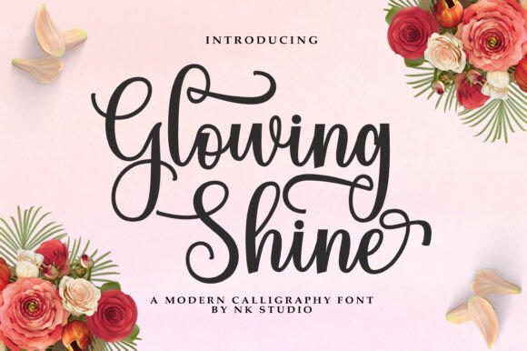 Glowing Shine: A Script Font That Makes Handmade Products Shine