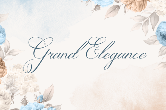 Grand Elegance: A Timeless Script Font for Polished Branding