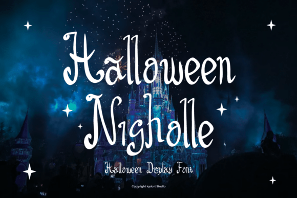 Halloween Nigholle: A Whimsical Handwritten Font for Digital Branding