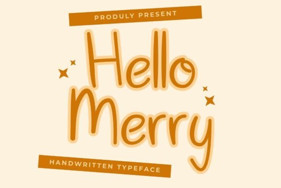 Hello Merry: A Handwritten Font That Feels Like a Warm Welcome