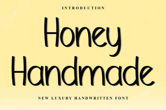 Honey Handmade: A Warm, Friendly Script Font for Small Business Branding