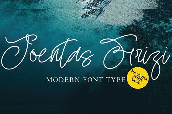 Joentas Fizi: A Handwritten Font That Elevates Digital Branding