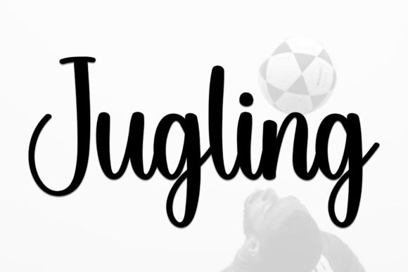 Jugling Script Font for Handmade Labels & Invitations