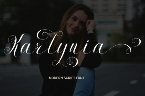 Karlynia: A Modern Script Typeface for Thoughtful Editorial Moments