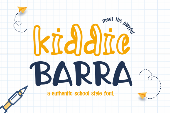 Kiddie Barra: A Warm, School-Charm Script Font for Real Small Business Branding