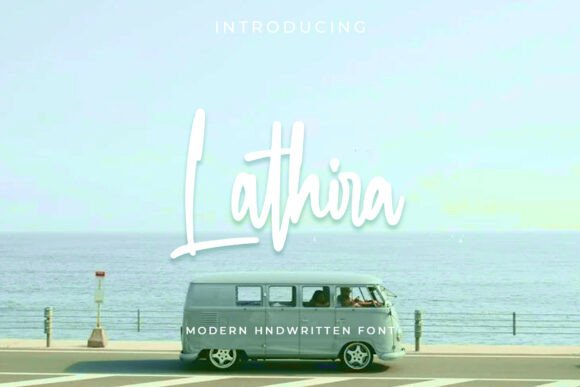 Lathira: A Light-Handed Script Font for Thoughtful Editorial Design