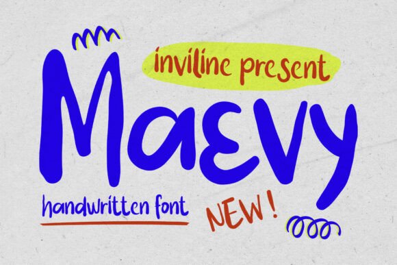 Maevy Regular: A Playful Script Font That Makes Campaigns Feel Human