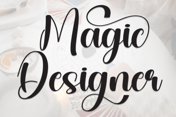 Magic Designer: A Contemporary Script Font for Digital Branding