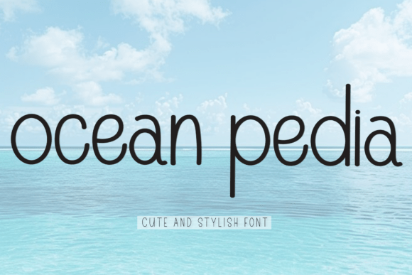 Ocean Pedia: A Festive Script Font That Elevates Small Business Branding