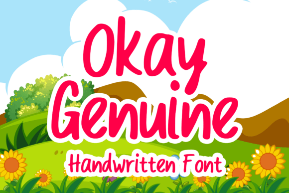 Okay Genuine: A Friendly Handwritten Font for Real Small Businesses