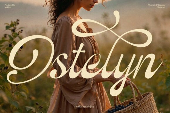 Ostelyn Regular: A Romantic Script Typeface for Digital Branding
