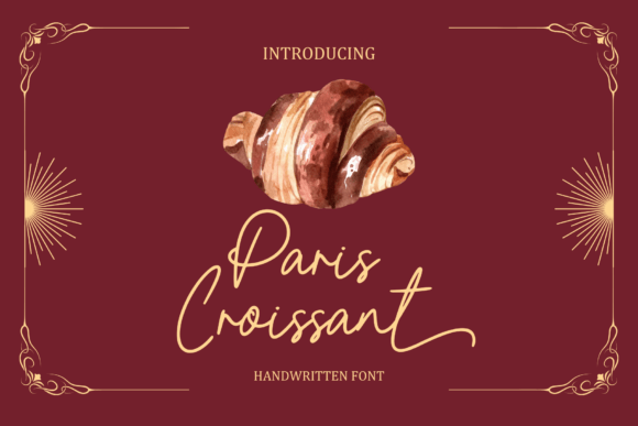 Pariscroissant: A Refined Script Font for Digital Brand Moments