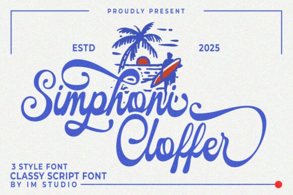 Simphoni Cloffer: A Modern Script Font for Digital Branding