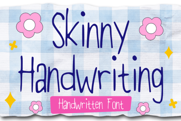 Skinny Handwriting: A Playful Script Font for Editorial Charm