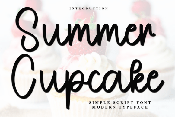 Summer Cupcake: A Thoughtful Script Font for Editorial Design