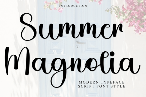Summer Magnolia: A Festive Script Font That Delivers Joy—Not Just Decoration