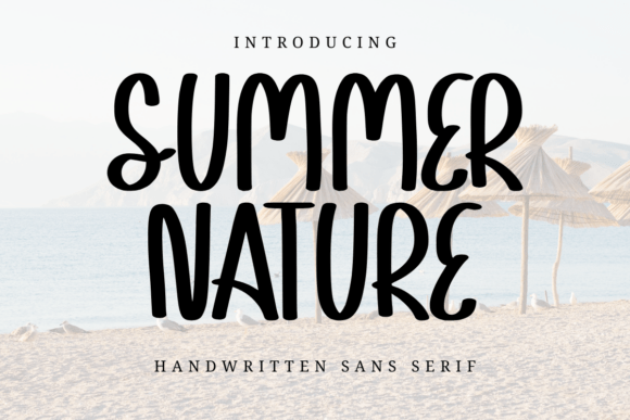 Summer Nature: A Minimalist Sans Serif for Digital Branding