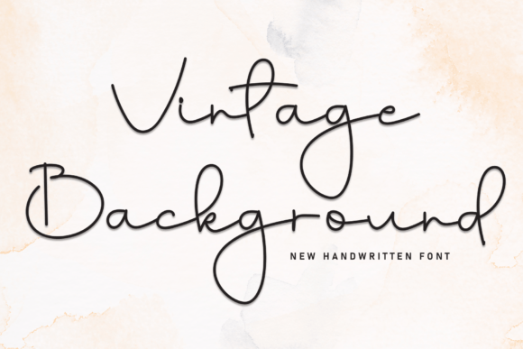 Vintage Background Font for Warm, Trustworthy Branding